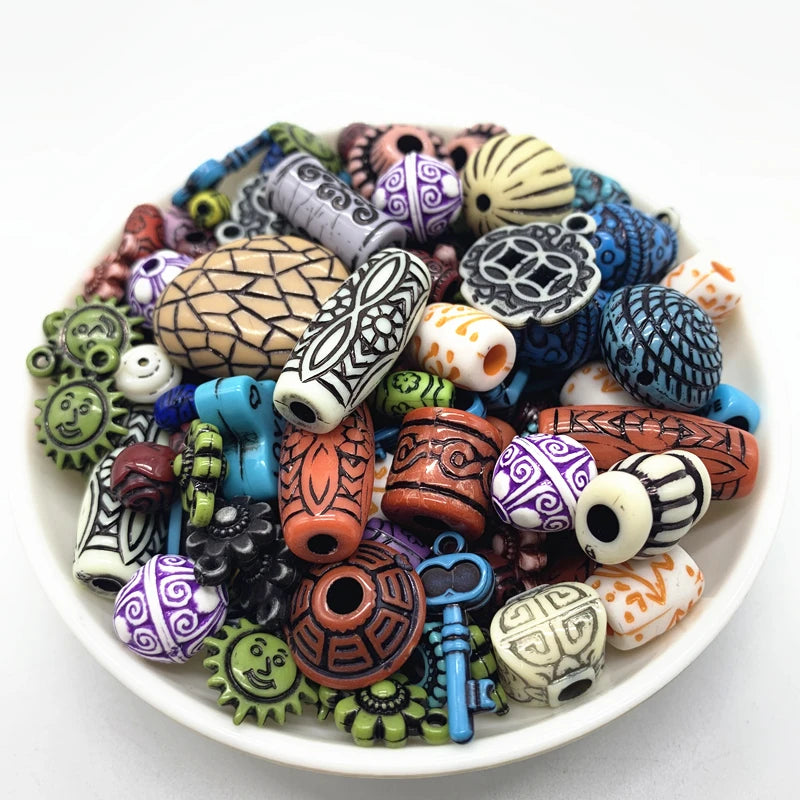 Wholesale New 20g Acrylic Beads mixing Beads Style for DIY Handmade Bracelet Jewelry Making Accessories#28