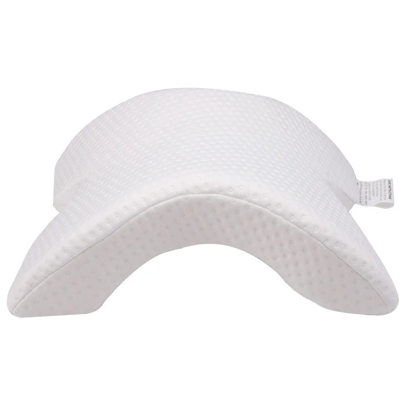 Couple Pillow Arm Cuddle Memory Foam Pillow Anti Hand Pressure Arched Pillow with Eyemask and Earplugs