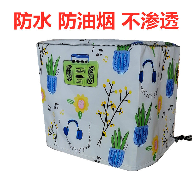 Qiao Li Chef Hood Dirt-Proof Cover Protection Anti-Oil Smoke Waterproof Mixer Kneading Dough Egg Beater European Style Thickening