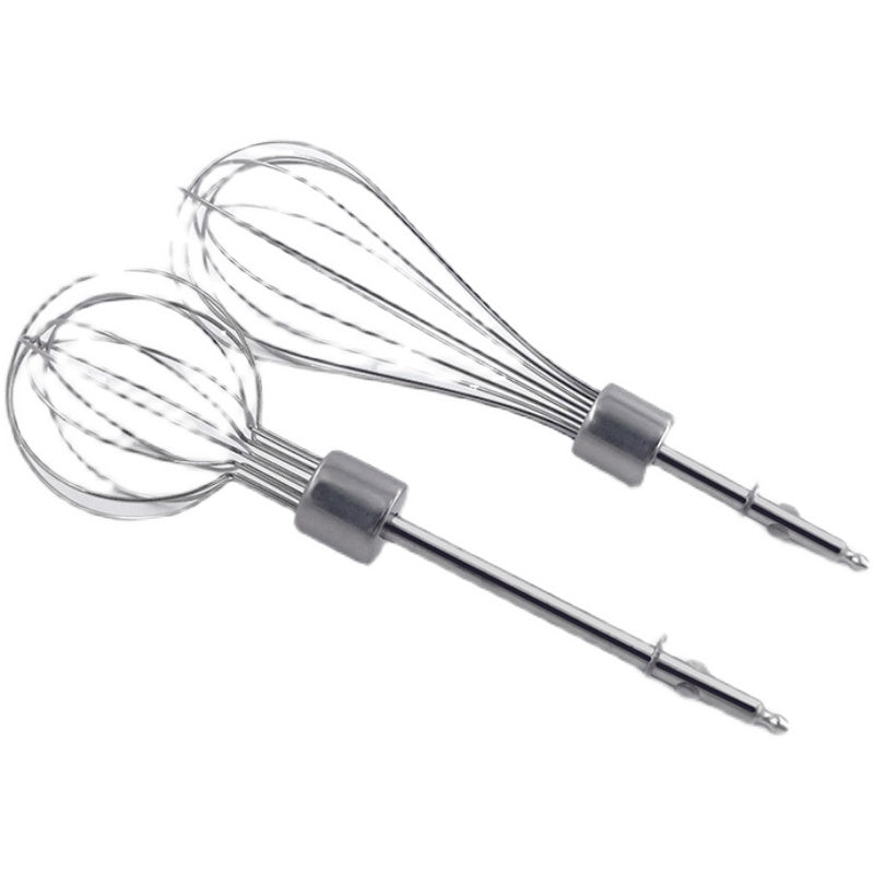 Wireless Electric Whisk Accessories Stirring Rod 12 Lines Egg Stirring Rod Mixing Head 304 Stainless Steel Eggbeater Head Neutral