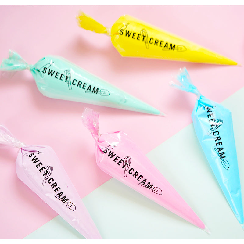 Disposable Plastic Piping Bag Thickened Cream Cookies Baby Food Supplement Baking Tool Baking Pasted Sack