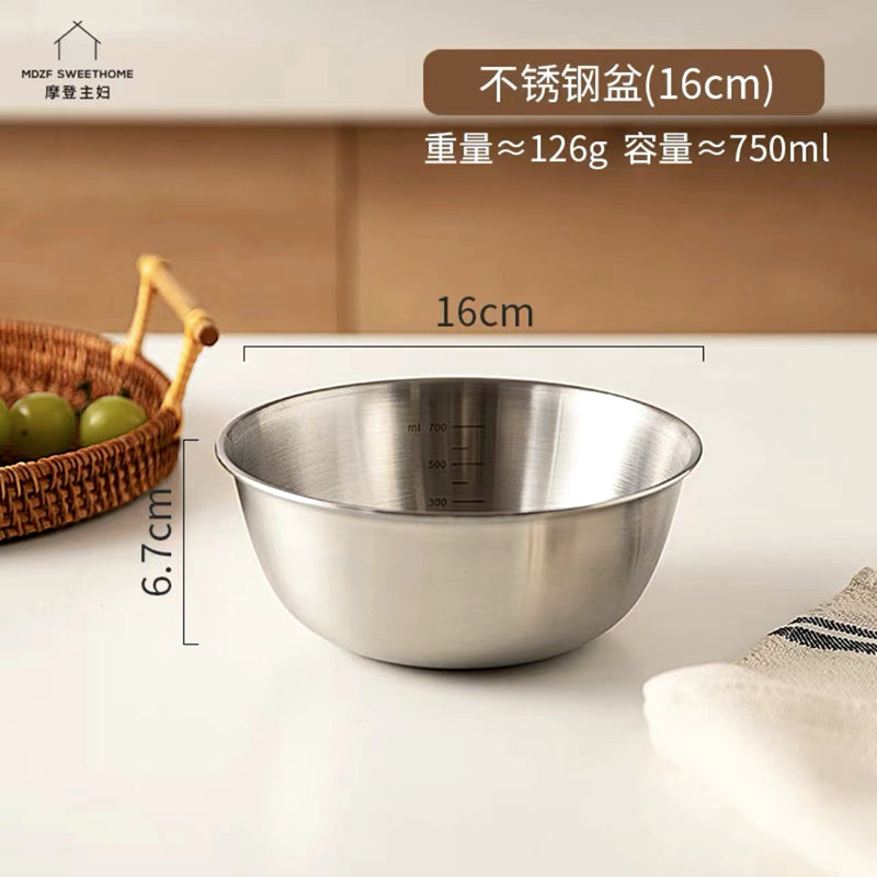 304 Stainless Steel Drain Basket Kitchen Tool Rice Washing Vegetables Wash Fruit Basket Multi-Function Water Filter Basket Sesame Washing Basin