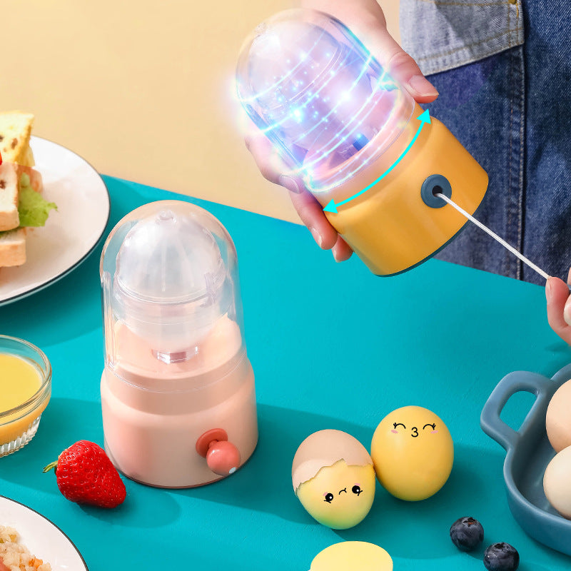 Maple Leaf For Home Kitchen Golden Egg Egg Shaker Manual Pull-out Egg Splitter Semi-automatic Egg Beater