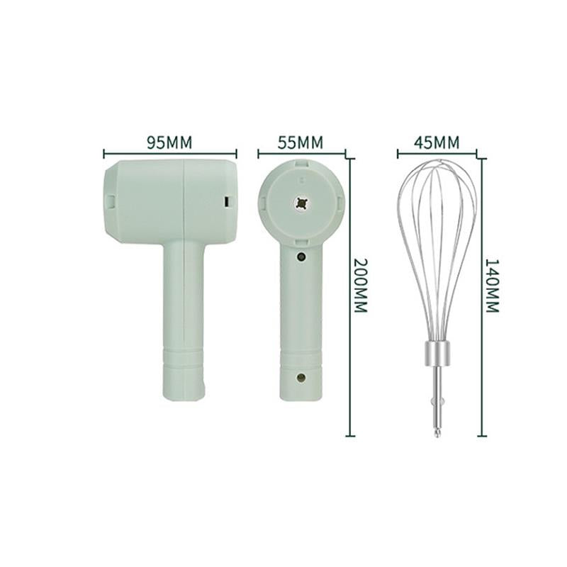 In Stock Electric Handheld Cream Blender Small Automatic For Home Adjustable Stainless Steel Mixer Egg Beater