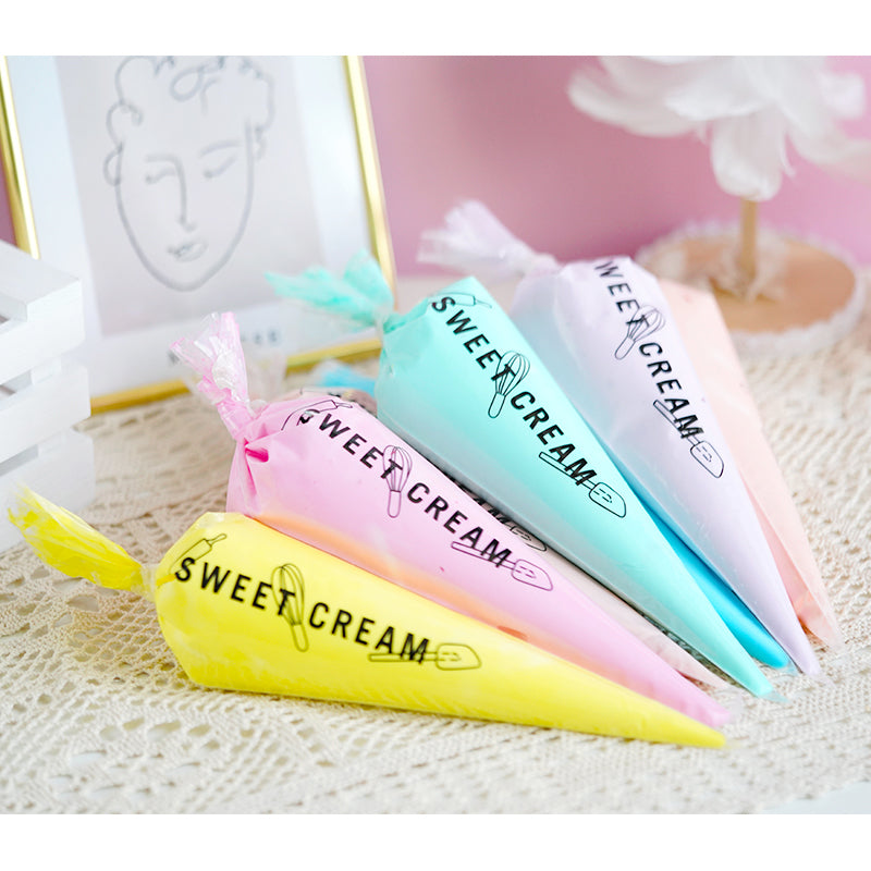 Disposable Plastic Piping Bag Thickened Cream Cookies Baby Food Supplement Baking Tool Baking Pasted Sack