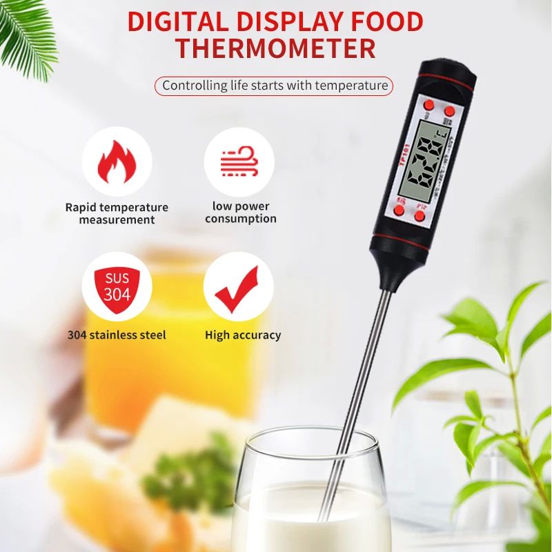Kitchen Food Aking Digital Thermometer Electronic Probe Type
