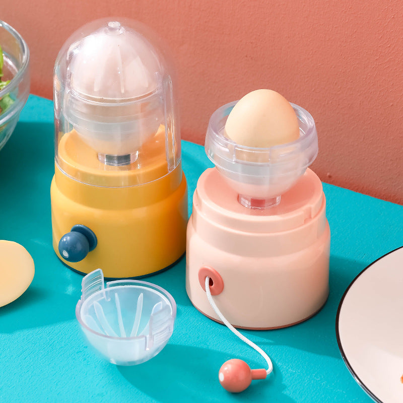 Maple Leaf For Home Kitchen Golden Egg Egg Shaker Manual Pull-out Egg Splitter Semi-automatic Egg Beater