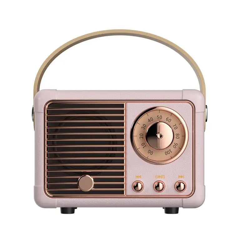 Mini Retro Bluetooth-compatible Speaker HM11 Classical Music Player Sound Stereo Decoration Mini Speakers Travel Music Player