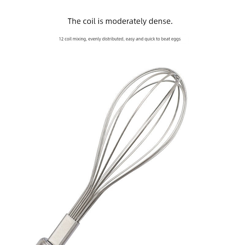 Stainless Steel Manual Eggbeater Hand-Held Batter Cream Mixer Egg White Cake Blender Dough Wheat Flour Mixer Tools