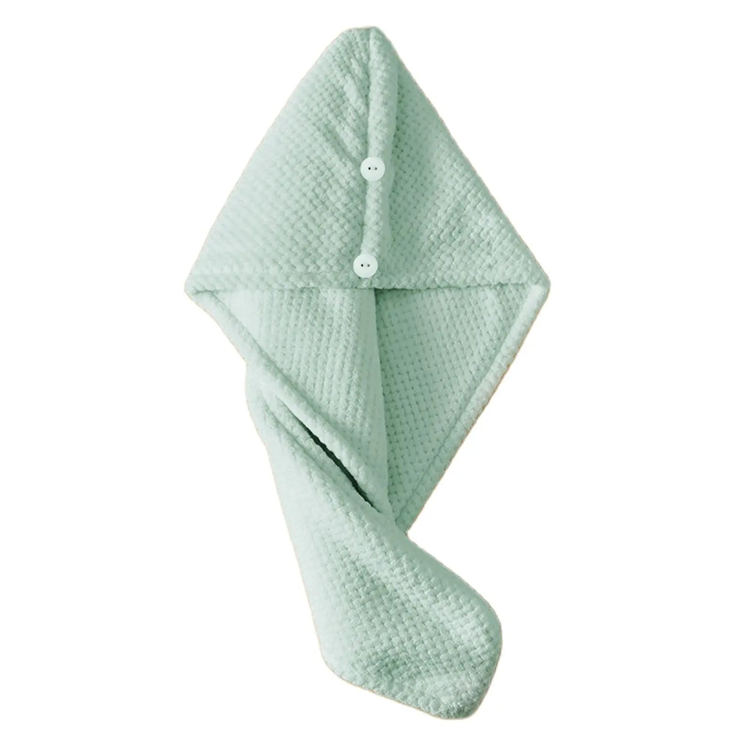 New Pearl Cotton Hair Towel Wrap Super Absorbent Quick Dry Hair Towels Microfiber Hair Hat Caps For Drying Curly Long Thick Hair