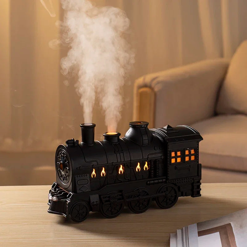 New 300ML Train Air Humidifier Ultrasonic Aromatherapy Diffuser USB Fragrance Essential Oil Aroma Difusor Jellyfish Humidifier