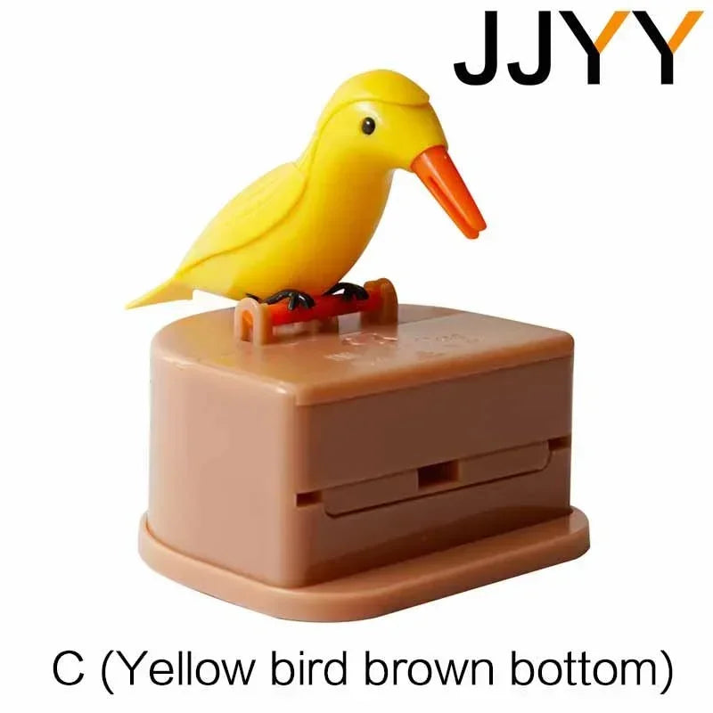 JJYY Detachable Creative Bird-shaped Toothpick Storage Box Automatic Push Toothpick Box Restaurant Must-have