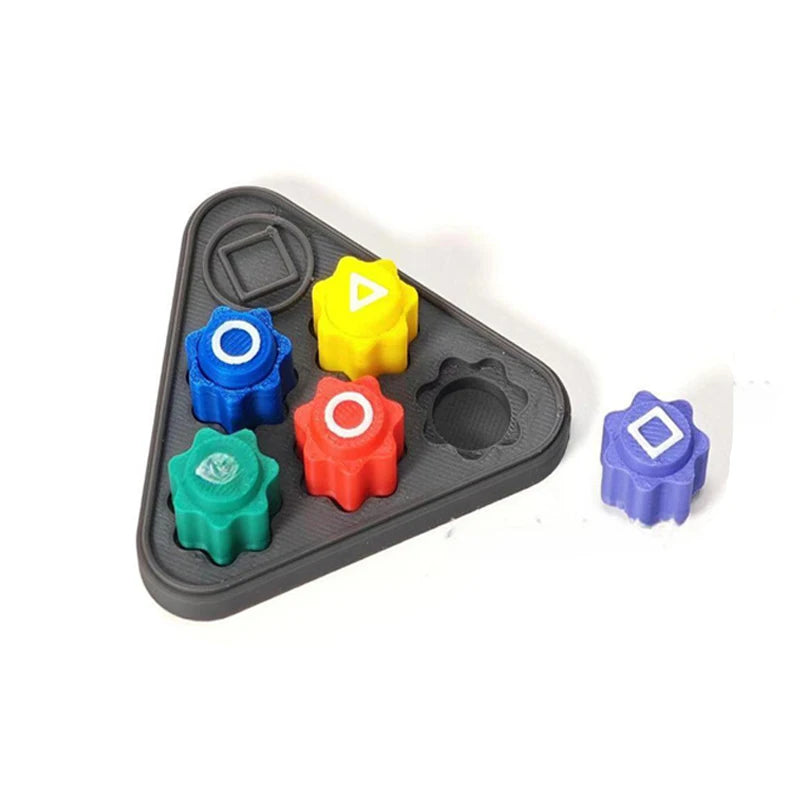 Korean Folk Game Sets Dice Party Game Props Square Circle Triangle Family Stone Catching Game Props Gonggi Jack Set For Kid Set