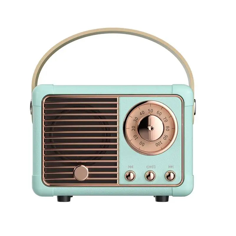 Mini Retro Bluetooth-compatible Speaker HM11 Classical Music Player Sound Stereo Decoration Mini Speakers Travel Music Player