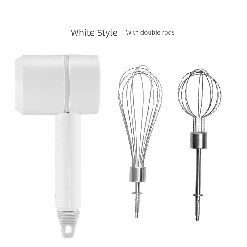 New Arrival Cross-Border Wireless Electric Whisk Charging Handheld Small Cream Blender Two-in-One Stirring Garlic Press