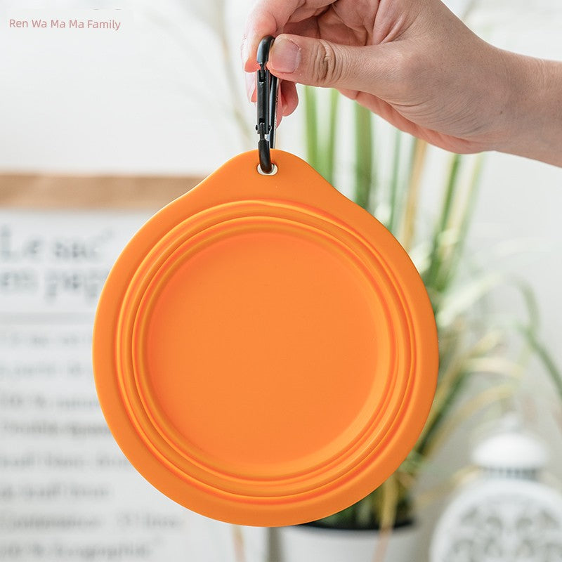 Hidream Dog Outing Water Bowl Portable Folding Bowl Pet Bowl Dog Bowl Dog Basin Water Fountain Drinking Water Food Basin