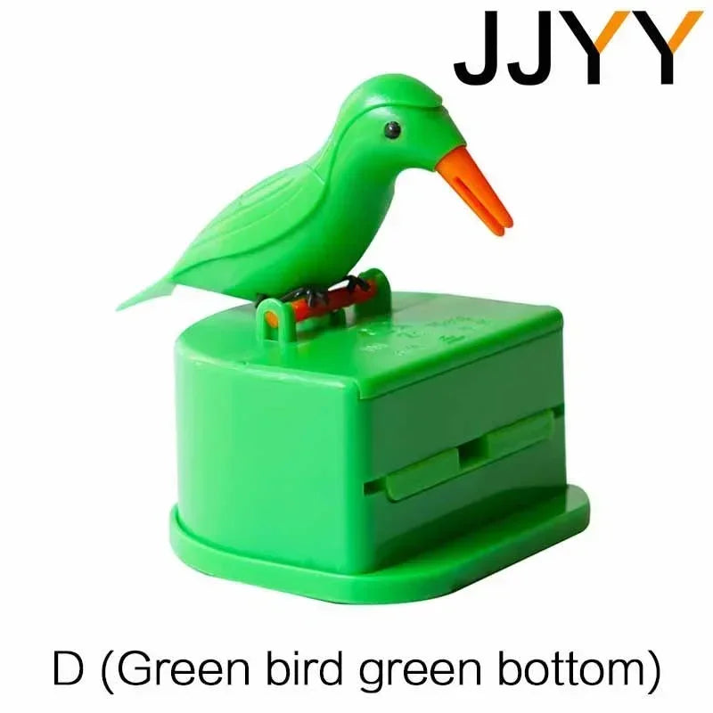 JJYY Detachable Creative Bird-shaped Toothpick Storage Box Automatic Push Toothpick Box Restaurant Must-have