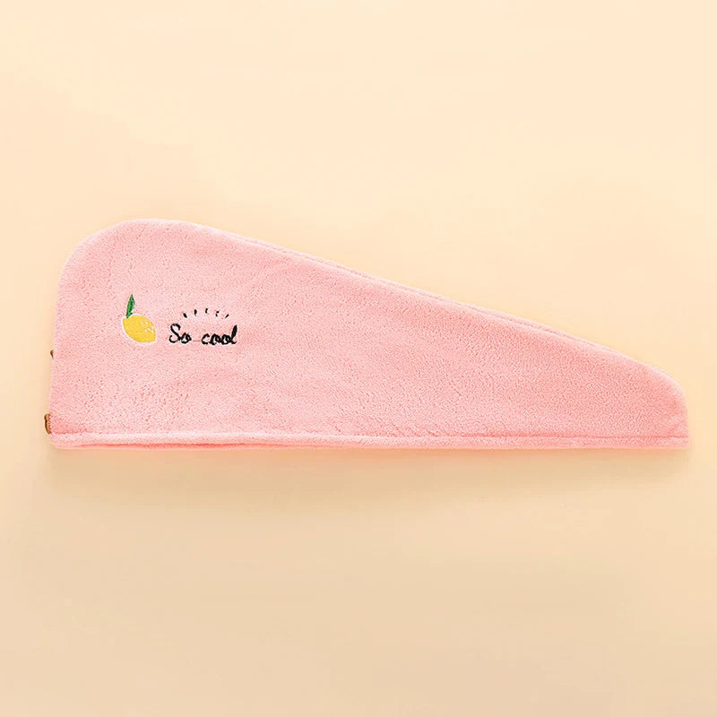Women Soft Microfiber Towels Shower Cap Towel Bath Hats for Women Dry Hair Cap Quick Drying Soft for Lady Turban Head Girl Towel