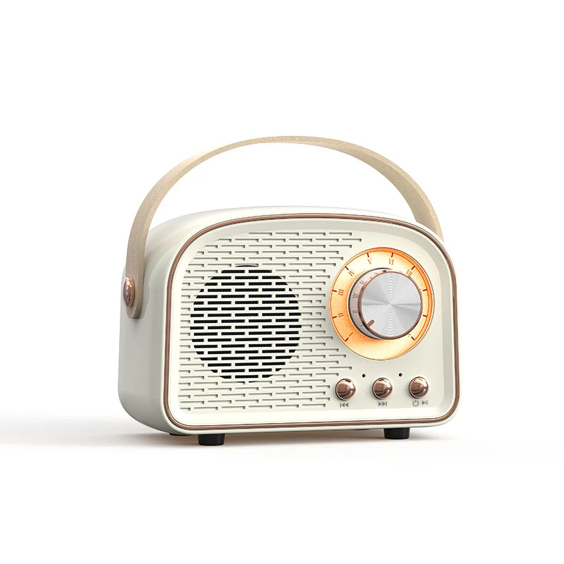 Retro Mini Bluetooth Speaker DW21 Classical Music Player Sound Stereo Subwoofer Portable Decoration Speakers Home Music Player
