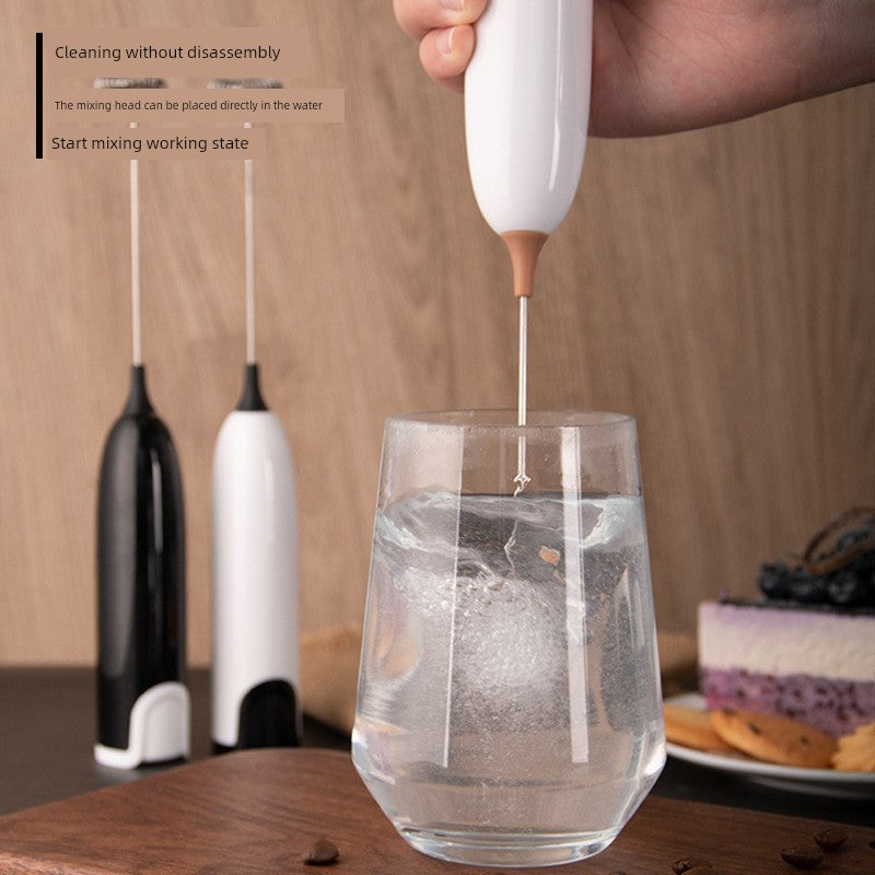 Coffee Milk Frother Mixer Rechargeable Egg Beater Electric For Home Handheld Baking Beat up the Cream Cake Hair