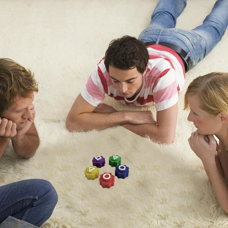 Korean Folk Game Sets Dice Party Game Props Square Circle Triangle Family Stone Catching Game Props Gonggi Jack Set For Kid Set