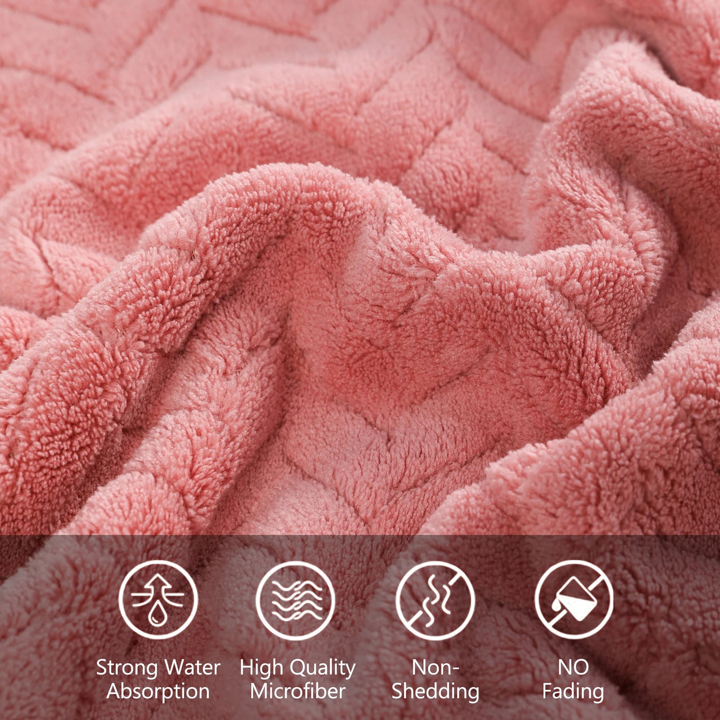 4 Pieces set Towel Set with Hook Ultra Soft, Highly Absorbent for Bathroom, Kitchen, Yard, and Car ,Excellent hand towel