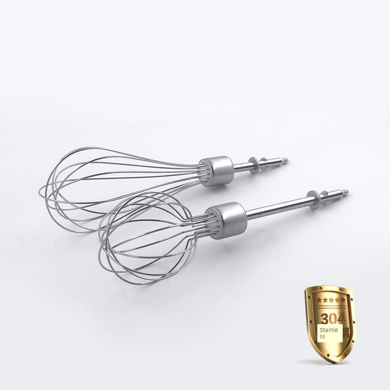 Wireless Electric Whisk Accessories Stirring Rod 12 Lines Egg Stirring Rod Mixing Head 304 Stainless Steel Eggbeater Head Neutral