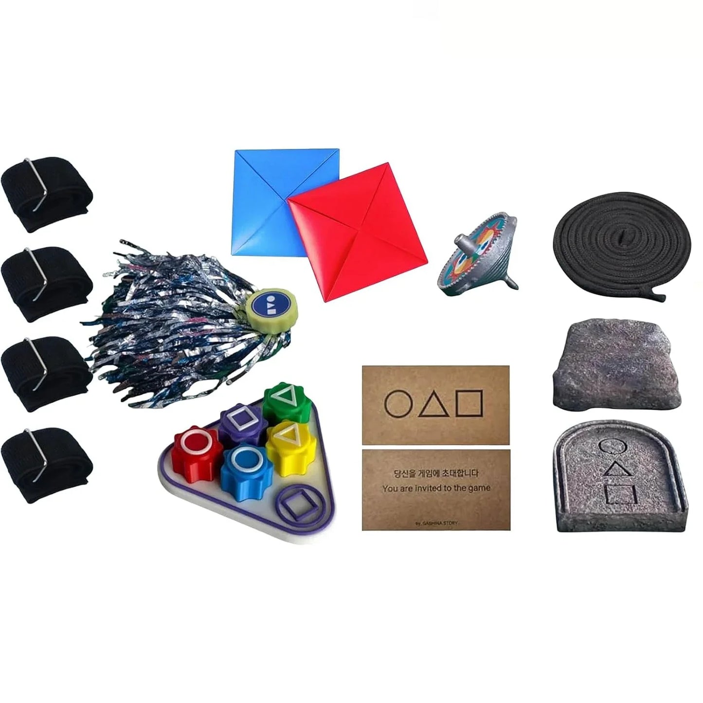 Korean Traditional Play Game Gonggi Jack Stone Pebbles Set Hand Eye Coordination Training Stress Relief Toy Gong Gi Game Set