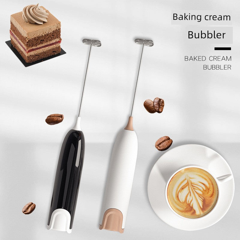 Coffee Milk Frother Mixer Rechargeable Egg Beater Electric For Home Handheld Baking Beat up the Cream Cake Hair