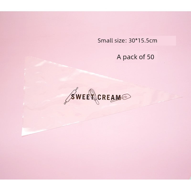 Disposable Plastic Piping Bag Thickened Cream Cookies Baby Food Supplement Baking Tool Baking Pasted Sack