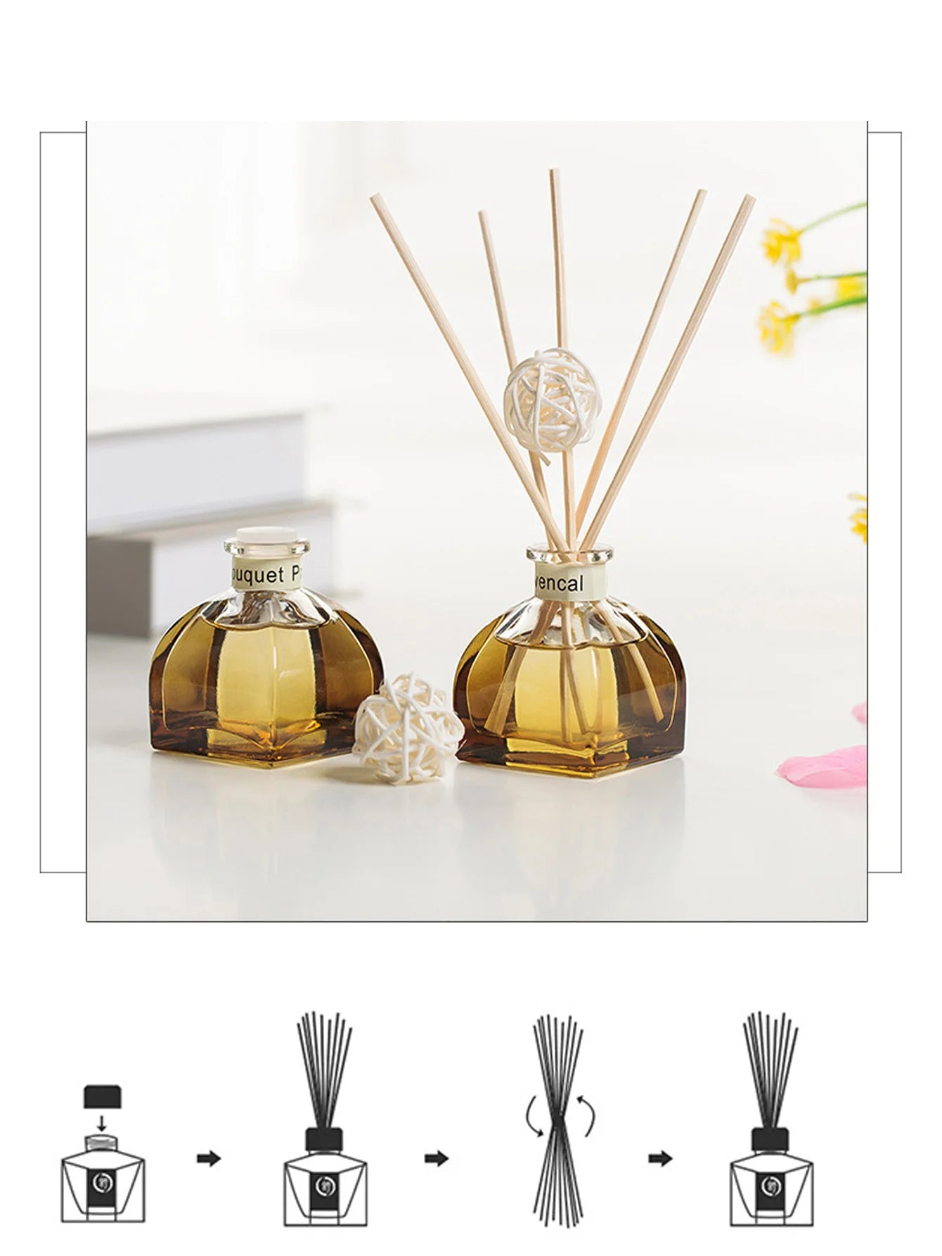 50ml Essential Oils No Flame For Humidifier Aromatic Diffuser Lavender Jasmine Fragrance Oil Making Candles Car Valentine's Day