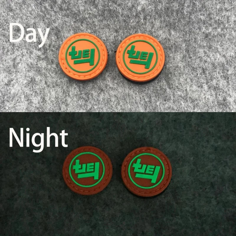 Custom PVC Patches Personalized 3d Solid Rubber Badges With Hook and Loop Backing Tactical Silicone Emblems Wholesale 50PCS DIY