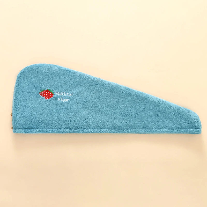 Women Soft Microfiber Towels Shower Cap Towel Bath Hats for Women Dry Hair Cap Quick Drying Soft for Lady Turban Head Girl Towel