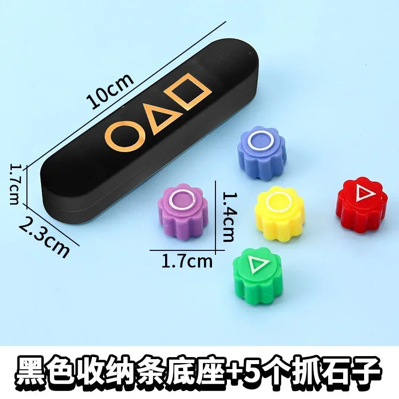 Gonggi Squid Game Tradition Game Kawaii Creative Kids Toys Grab Stones Children Developmental Toys Family Party Holiday Gifts