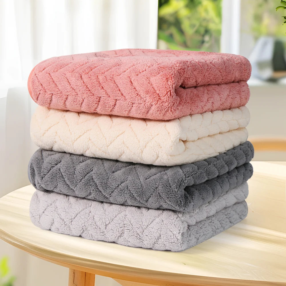 4 Pieces set Towel Set with Hook Ultra Soft, Highly Absorbent for Bathroom, Kitchen, Yard, and Car ,Excellent hand towel