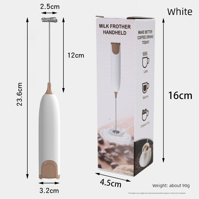 Coffee Milk Frother Mixer Rechargeable Egg Beater Electric For Home Handheld Baking Beat up the Cream Cake Hair