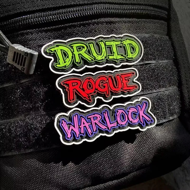 Custom PVC Patches Personalized 3d Solid Rubber Badges With Hook and Loop Backing Tactical Silicone Emblems Wholesale 50PCS DIY