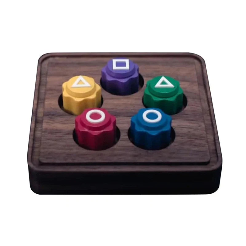 Korean Folk Game Sets Dice Party Game Props Square Circle Triangle Family Stone Catching Game Props Gonggi Jack Set For Kid Set