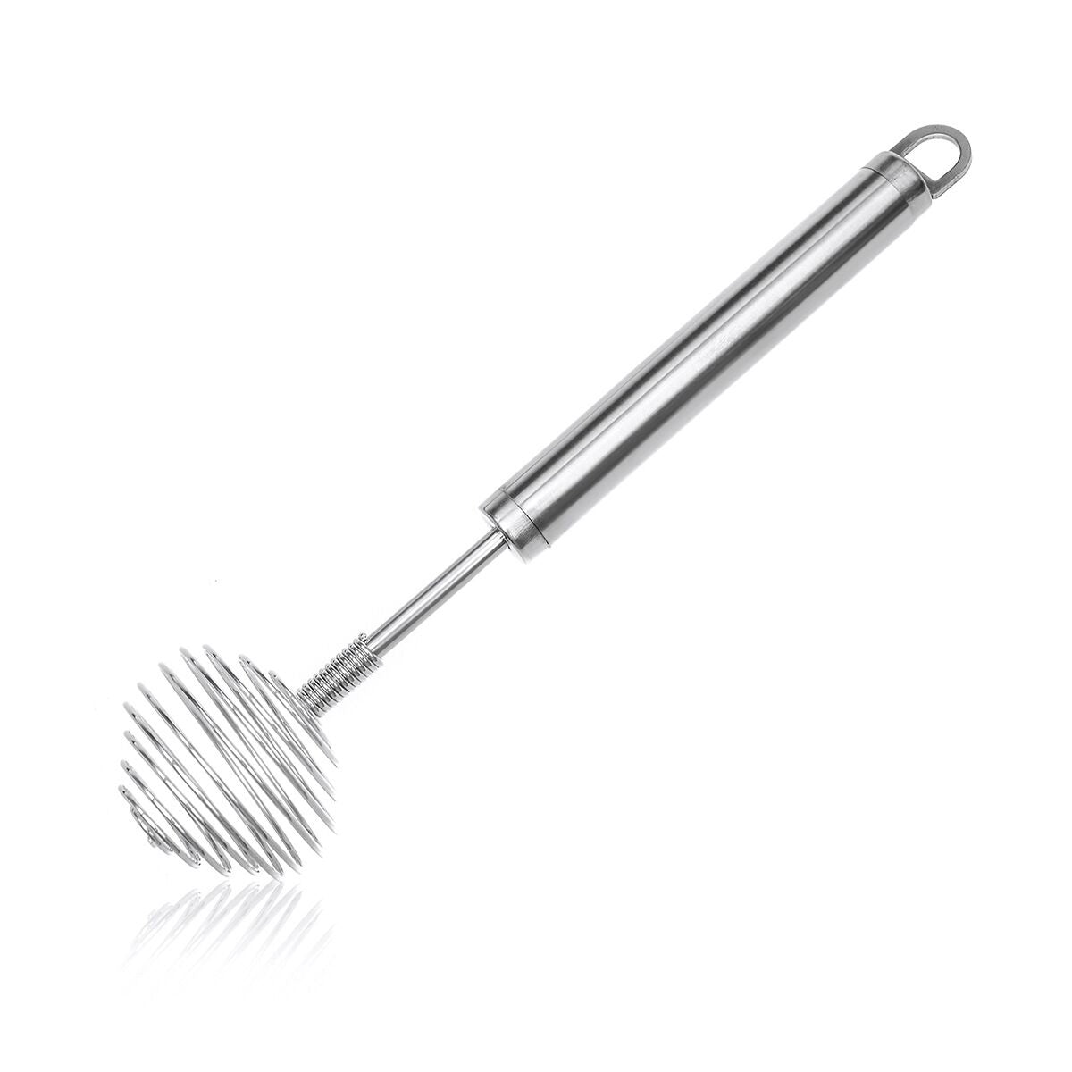 304 Stainless Steel Creative Spring Type Manual Eggbeater Cream and Noodle Stirring Rod Spiral Stirring Egg Beater