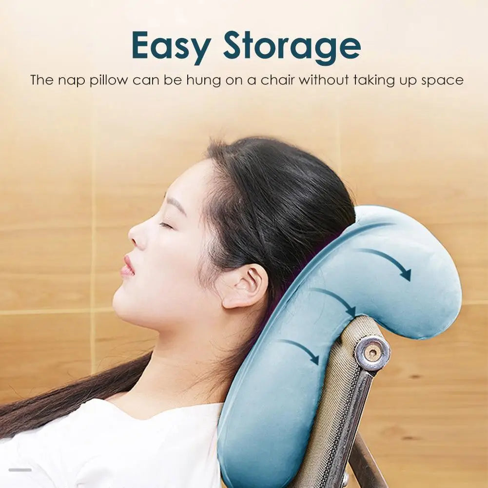 New Slow Rebound Pressure Pillow, Nap Sleeping Pillow Cushion Memory Foam Arched Arm Pillow, Prevent Hand Numb Anti Pressure