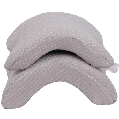 Couple Pillow Arm  Cuddle  Memory Foam Pillow Anti Hand Pressure  Arched Pillow with Eyemask and Earplugs