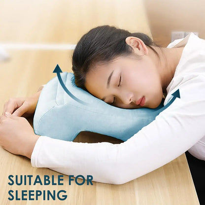 New Slow Rebound Pressure Pillow, Nap Sleeping Pillow Cushion Memory Foam Arched Arm Pillow, Prevent Hand Numb Anti Pressure