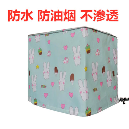 Qiao Li Chef Hood Dirt-Proof Cover Protection Anti-Oil Smoke Waterproof Mixer Kneading Dough Egg Beater European Style Thickening