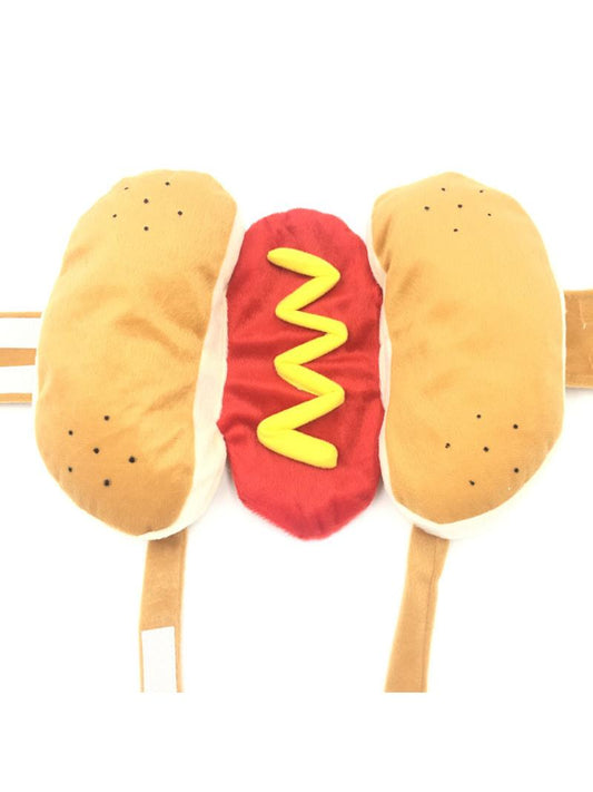 Pet Clothes Hot Dog Pet Clothes Pack New Arrival Hamburger Cartoon Puppy Cat Pet Clothes Dog Clothes