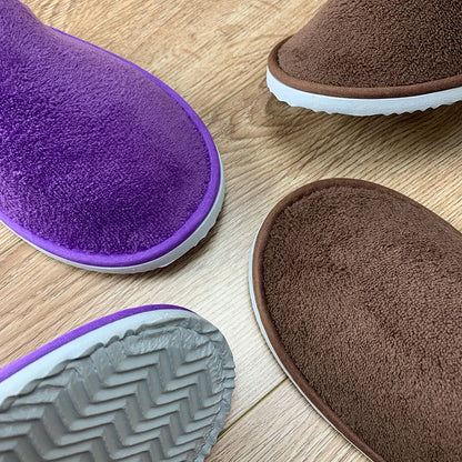 Disposable Hotel Slippers Men Guests Closed Toe House Hotel Friend Coming Slippers for Women Hotel Home Disposable Slippers