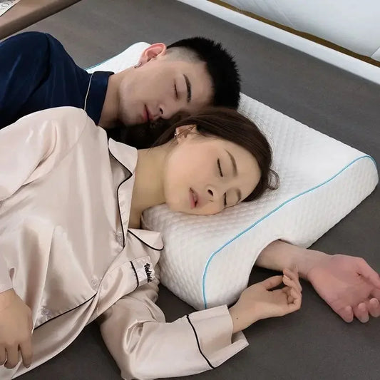 Orthopedic Memory Sponge Protects The Cervical Side Sleep Pillow Slow Rebound No Pressure Hand Soft Breathable Couple Pillow