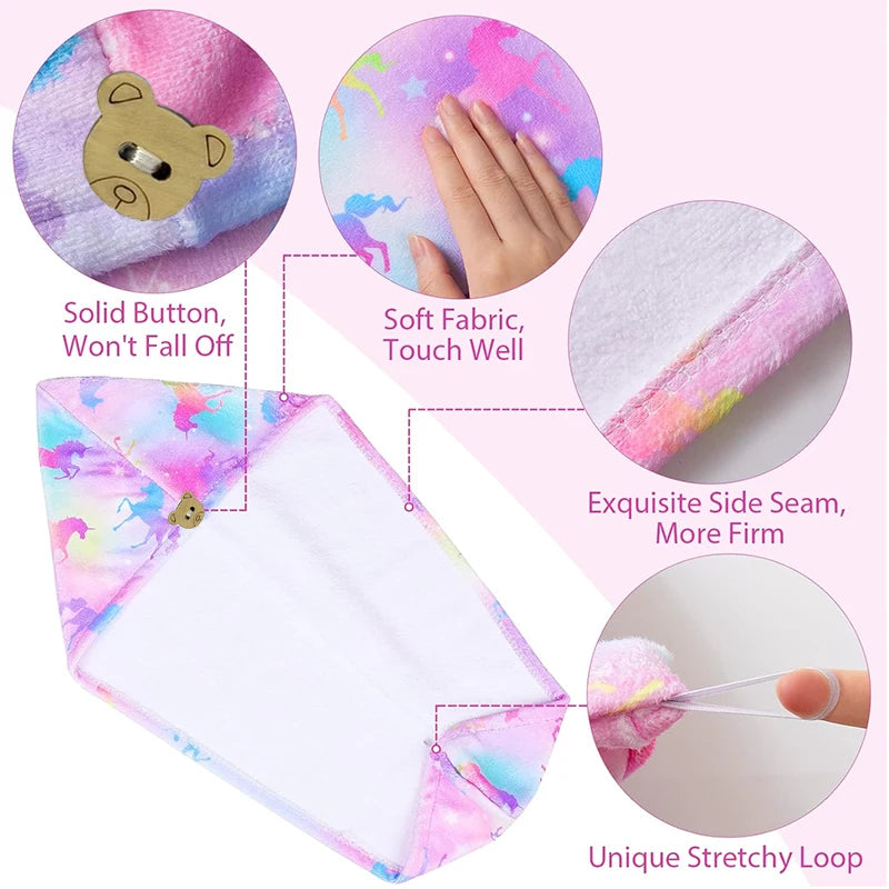 1 piece of ultra-fine fiber dry hair cap, absorbent quick drying bathroom hair towel, bathroom supplies