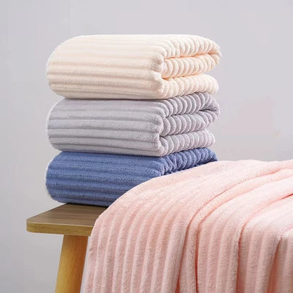 High Quality Large Size Bath Towel 90 x 170 cm Super Soft Bathroom Towel Gym Towel Sports Towel Beach Towel Super Absorbent 1pc