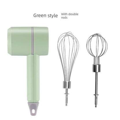 New Arrival Cross-Border Wireless Electric Whisk Charging Handheld Small Cream Blender Two-in-One Stirring Garlic Press