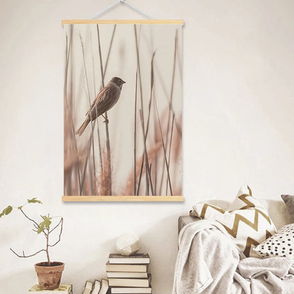 Nordic Reed Wild Plant Posters And Desert Landscape Prints Wood Hanging Scroll Canvas Painting Wall Hay Pictures Room Home Decor